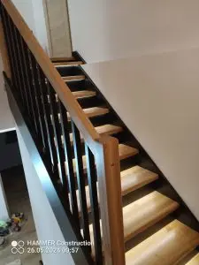 schody drewniane nakładki na Beton Nakładane na beto