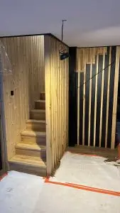 schody drewniane na wymiar z zabudową