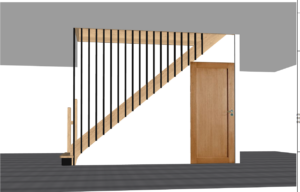 schody drewniane na wymiar z zabudową