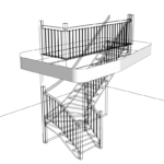 Projekt i wizualizacja schodów drewnianych na wymiar.schody drewniane na wymiar